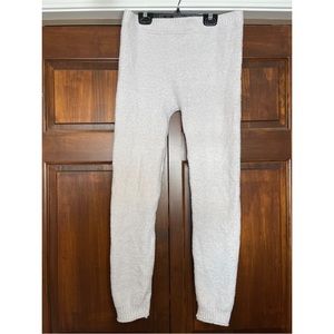 Women’s Light Gray Fuzzy Pants Large